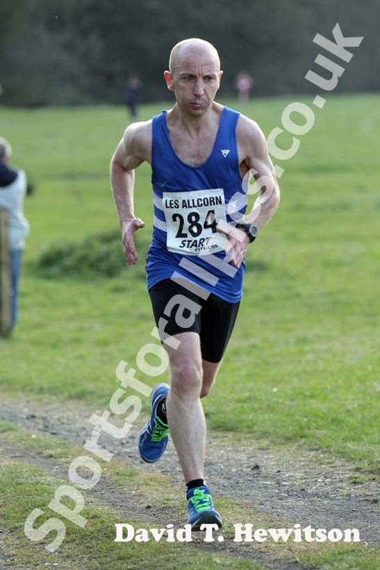 Michael Thomsen (Morpeth) 4th in the Les Allcorn Memorial 10k, Alnwick.